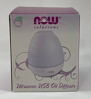 Now Solutions Ultrasonic USB Aromatherapy Oil Diffuser Heat Free Portable NEW